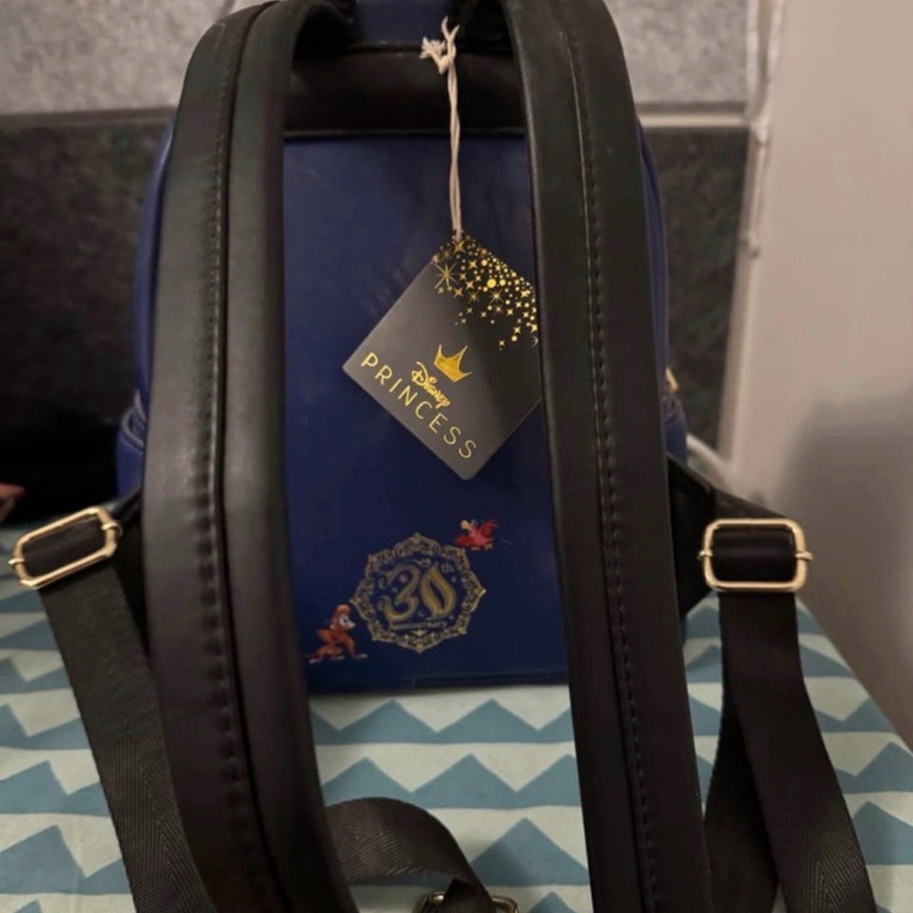 Loungefly Disney Aladdin Backpack - Blue and Orange - Picture 2 of 2